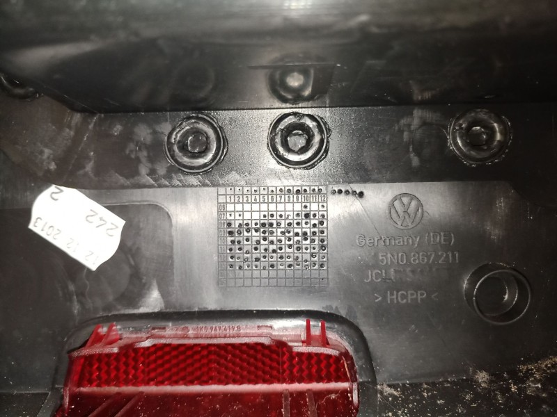 Recambio de guarnecido puerta trasera izquierda para volkswagen tiguan (5n_) 2.0 tdi referencia OEM IAM   