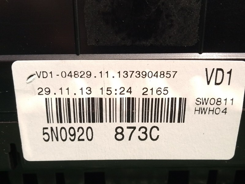 Recambio de cuadro instrumentos para volkswagen tiguan (5n_) 2.0 tdi referencia OEM IAM   