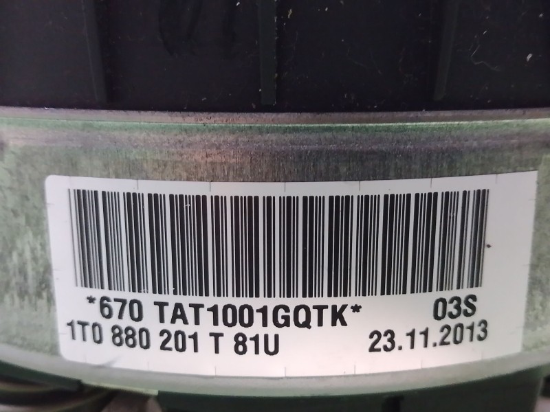 Recambio de airbag volante para volkswagen tiguan (5n_) 2.0 tdi referencia OEM IAM 1T0880201T81U 03S 670TAT1001GQTK