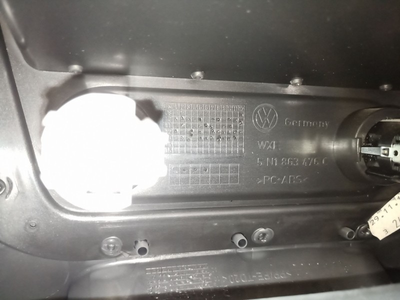 Recambio de consola central trasera para volkswagen tiguan (5n_) 2.0 tdi referencia OEM IAM 5N1863476 5N1863476 5N1863476