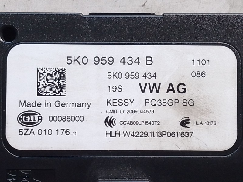 Recambio de modulo electronico para volkswagen tiguan (5n_) 2.0 tdi referencia OEM IAM 5K0959434B 5ZA010176 5K0959434