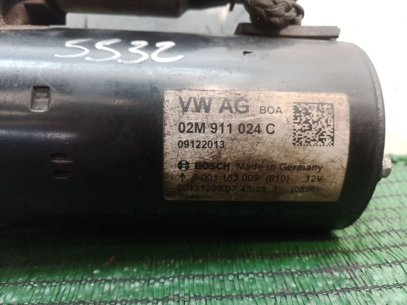 Recambio de motor arranque para volkswagen tiguan (5n_) 2.0 tdi referencia OEM IAM 02M911024C 02M911024C 02M911024C