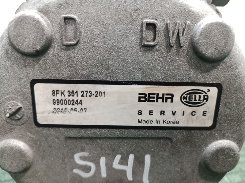 Recambio de compresor aire acondicionado para kia carens 2.0 turbodiesel cat referencia OEM IAM   