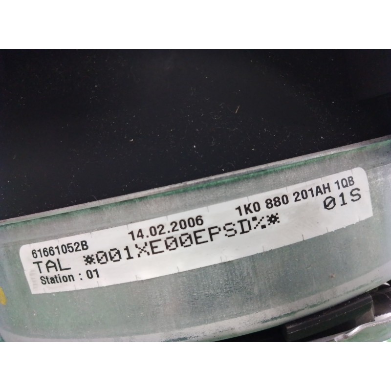 Recambio de airbag volante para volkswagen touran (1t1, 1t2) 2.0 tdi 16v referencia OEM IAM 1K0880201AH 001XE00EPSD 61661052B