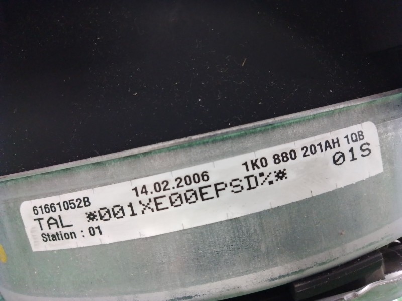 Recambio de airbag volante para volkswagen touran (1t1, 1t2) 2.0 tdi 16v referencia OEM IAM 1K0880201AH 001XE00EPSD 61661052B