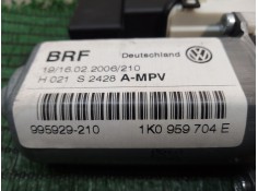 Recambio de motor elevalunas trasero derecho para volkswagen touran (1t1, 1t2) 2.0 tdi 16v referencia OEM IAM 1K0959704E 1K09597 2