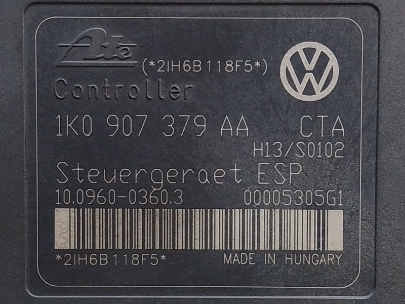 Recambio de abs para volkswagen touran (1t1, 1t2) 2.0 tdi 16v referencia OEM IAM 1K0614517T 2IH6B118F5 1K0907379AA