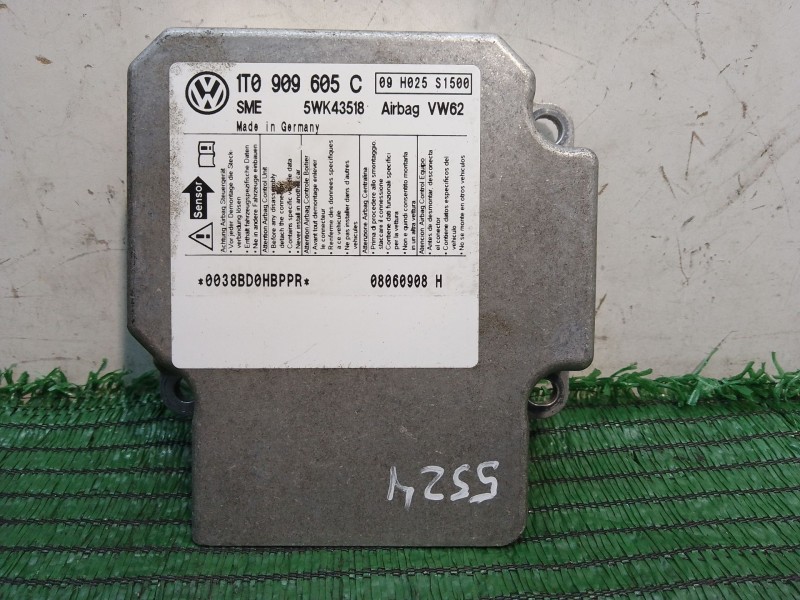 Recambio de centralita airbag para volkswagen touran (1t1, 1t2) 2.0 tdi 16v referencia OEM IAM   