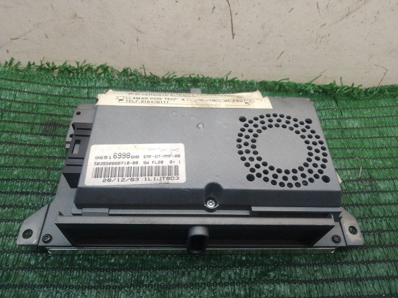 Recambio de sistema navegacion gps para citroën c5 i (dc_) 2.0 hdi (dcrhzb, dcrhze) referencia OEM IAM 9651699880 1L1JT8D3 50355