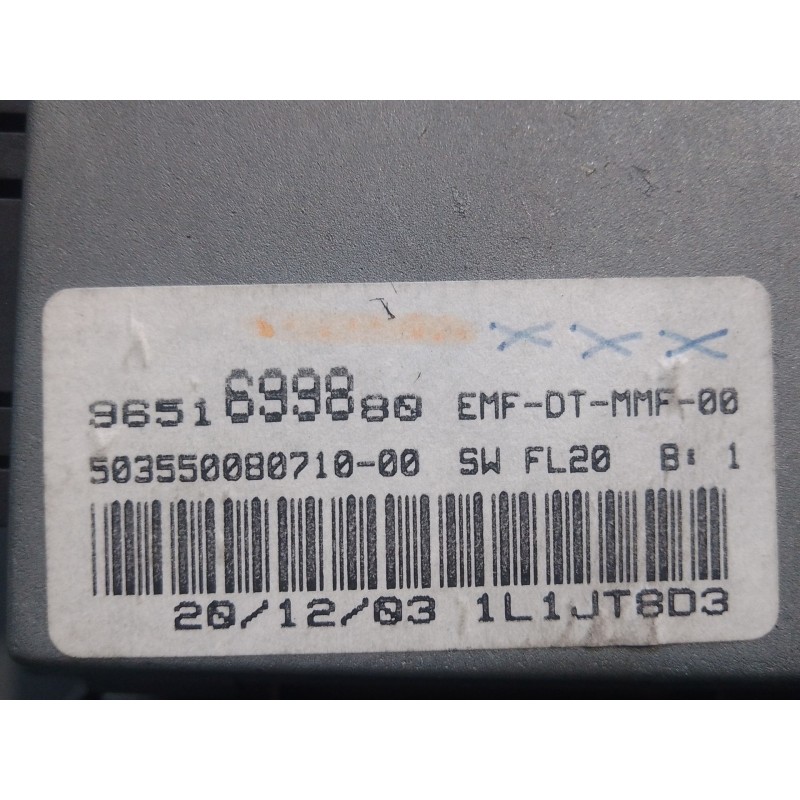 Recambio de sistema navegacion gps para citroën c5 i (dc_) 2.0 hdi (dcrhzb, dcrhze) referencia OEM IAM 9651699880 1L1JT8D3 50355