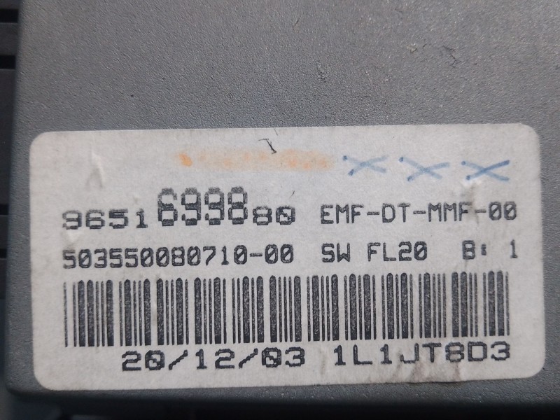 Recambio de sistema navegacion gps para citroën c5 i (dc_) 2.0 hdi (dcrhzb, dcrhze) referencia OEM IAM 9651699880 1L1JT8D3 50355