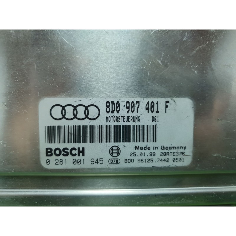 Recambio de centralita motor uce para audi a4 avant (b5) 1.8 referencia OEM IAM 8D0907401F 8D0907401F 0281001945