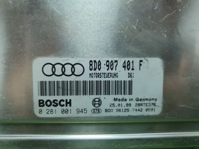 Recambio de centralita motor uce para audi a4 avant (b5) 1.8 referencia OEM IAM 8D0907401F 8D0907401F 0281001945