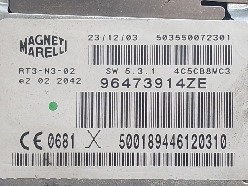 Recambio de sistema audio / radio cd para citroën c5 i (dc_) 2.0 hdi (dcrhzb, dcrhze) referencia OEM IAM 96473914  