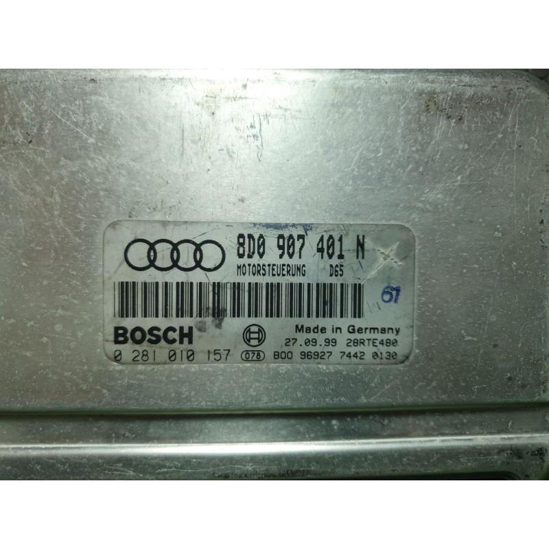 Recambio de centralita motor uce para audi a4 avant (8e) 2.5 v6 24v tdi referencia OEM IAM   