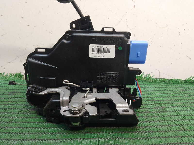 Recambio de cerradura puerta delantera derecha para volkswagen touran (1t1, 1t2) 2.0 tdi 16v referencia OEM IAM 3D1837016AC 3D18