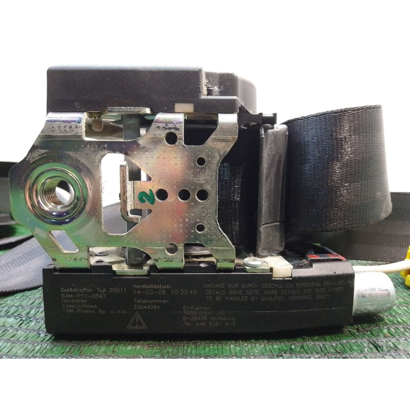 Recambio de cinturon seguridad delantero izquierdo para volkswagen touran (1t1, 1t2) 2.0 tdi 16v referencia OEM IAM 1T857705A 04