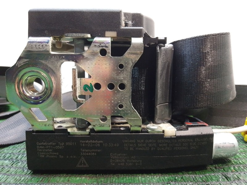 Recambio de cinturon seguridad delantero izquierdo para volkswagen touran (1t1, 1t2) 2.0 tdi 16v referencia OEM IAM 1T857705A 04