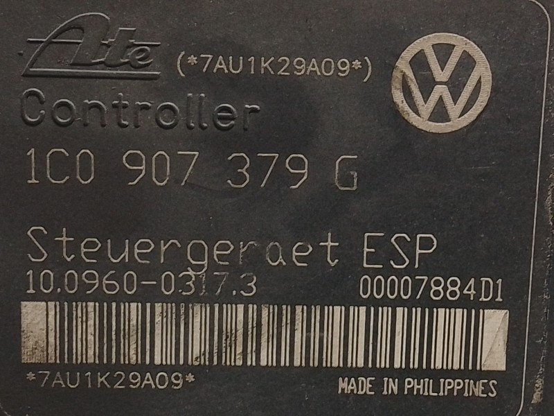 Recambio de abs para volkswagen golf iv (1j1) 1.4 16v referencia OEM IAM 1C0907379G 1J0614517G 7AU1K29A09