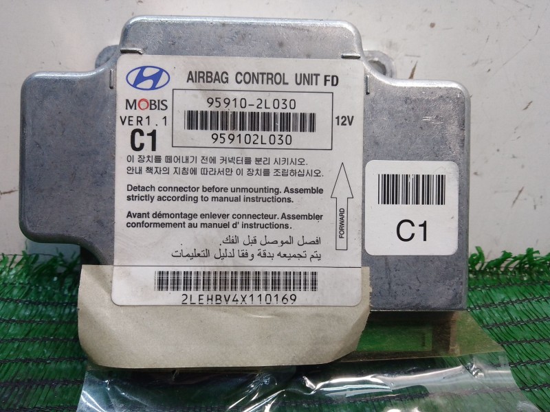 Recambio de centralita airbag para hyundai i30 (fd) 1.6 referencia OEM IAM 959102L030 959102L030 2LEHBV4X110169