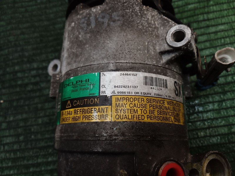 Recambio de compresor aire acondicionado para opel zafira a design edition referencia OEM IAM   