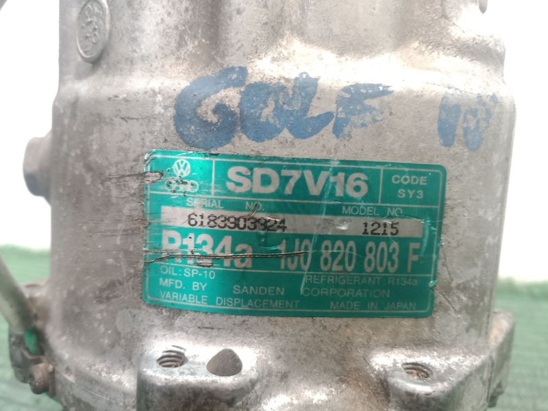 Recambio de compresor aire acondicionado para volkswagen bora berlina (1j2) highline referencia OEM IAM 1J0820803 1J0820803 1J08