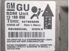 Recambio de centralita airbag para opel zafira / zafira family b (a05) 1.9 cdti (m75) referencia OEM IAM 327963935 13188856 4032 2