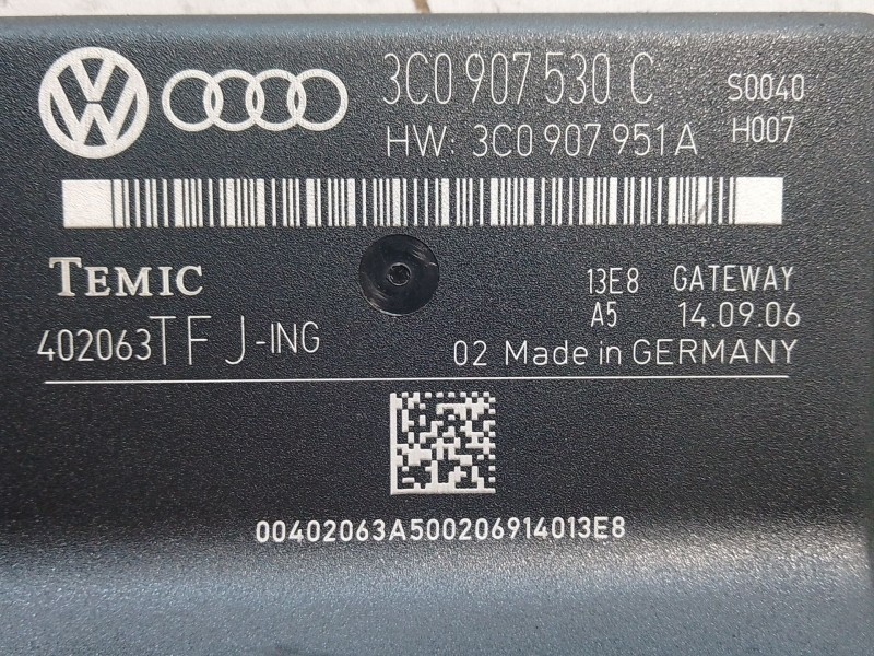 Recambio de modulo electronico para volkswagen passat b6 (3c2) 2.0 tdi referencia OEM IAM 3C0907530C 402063TFJ 3C0907951A