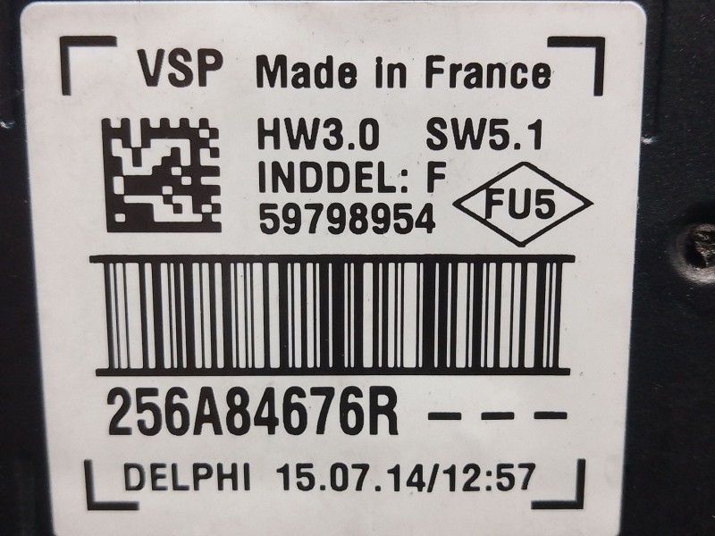 Recambio de claxon para renault zoe 2014 referencia OEM IAM 256A84676R 256B07194R 59798954