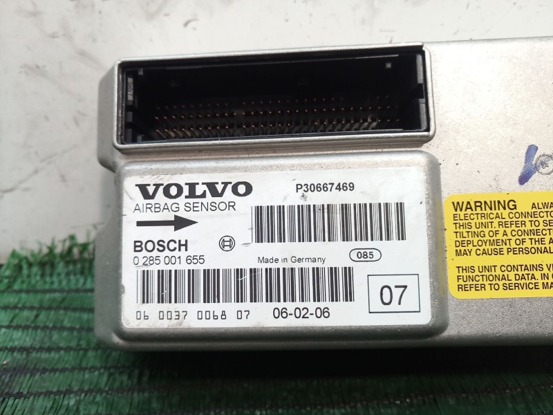 Recambio de centralita airbag para volvo s60 berlina 2.4 diesel cat referencia OEM IAM 0285001655 0285001655 0285001655