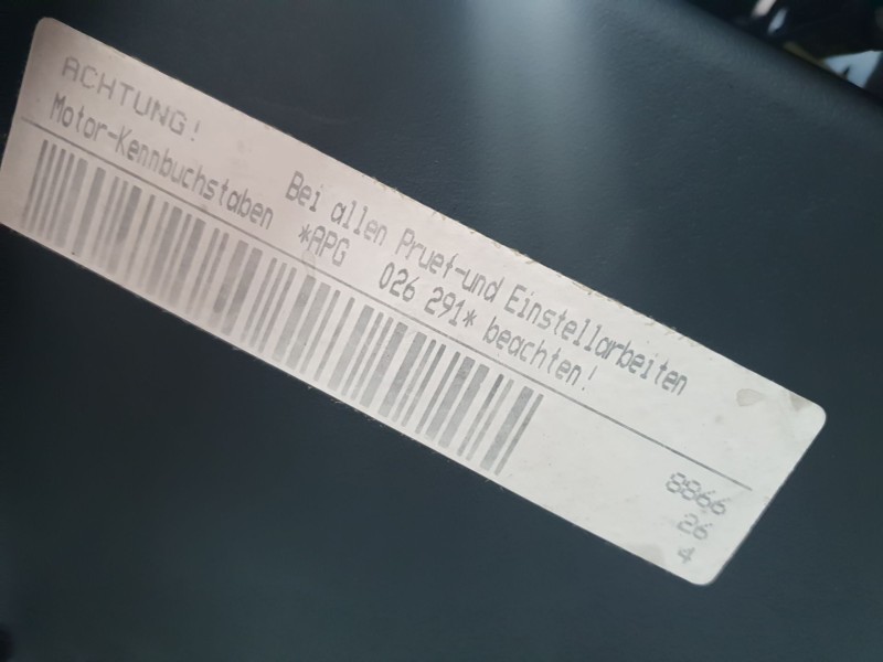 Recambio de motor completo para audi a3 (8l1) 1.8 referencia OEM IAM APG APG APG