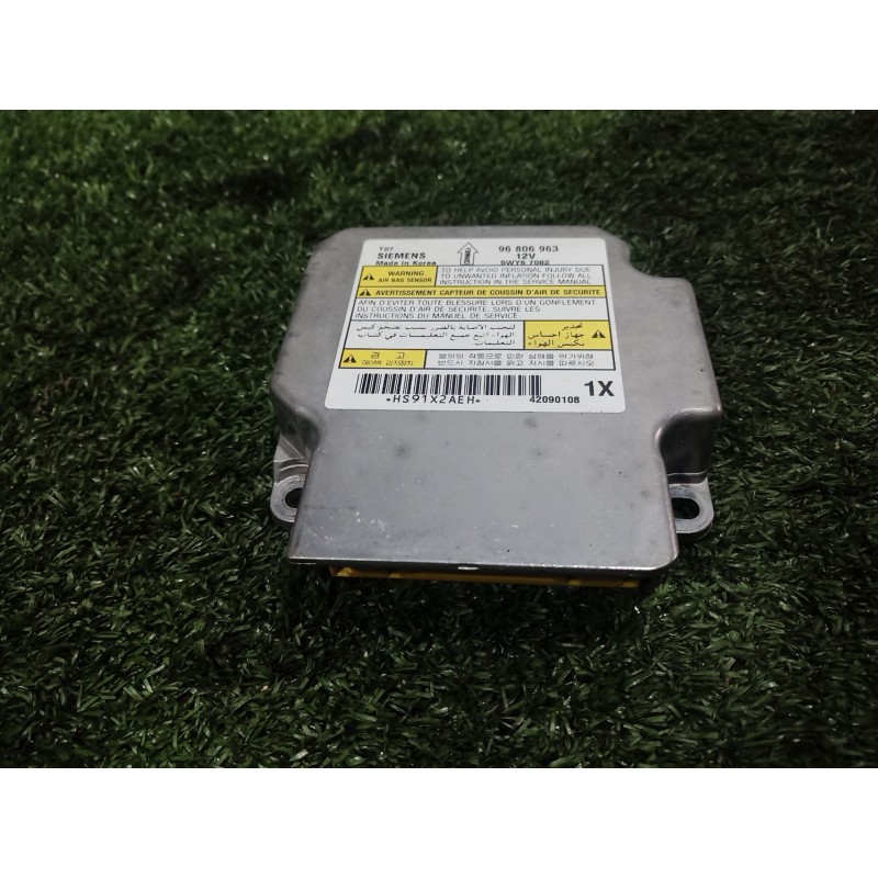 Recambio de centralita airbag para chevrolet aveo / kalos sedán (t250, t255) 1.2 referencia OEM IAM 96806963 96806963 96806963