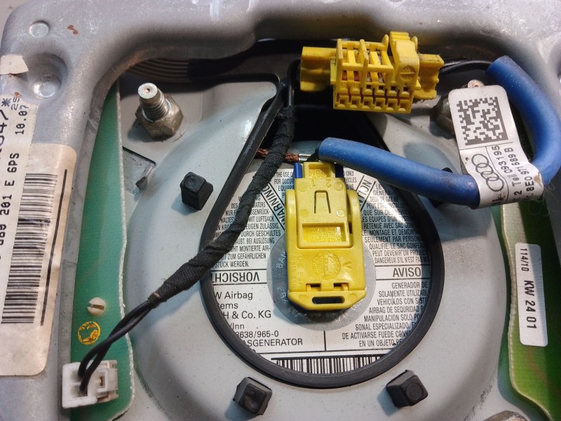 Recambio de airbag volante para audi a4 berlina (8e) 1.9 tdi (96kw) referencia OEM IAM 8E08802016PS 8E0971589B 61340397C00