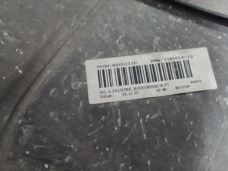 Recambio de paragolpes delantero para bmw 1 (e81) 120 d referencia OEM IAM   