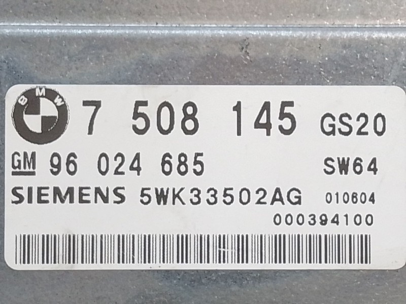 Recambio de centralita cambio automatico para bmw 3 (e46) 320 d referencia OEM IAM 5WK33502 96024685 7508145