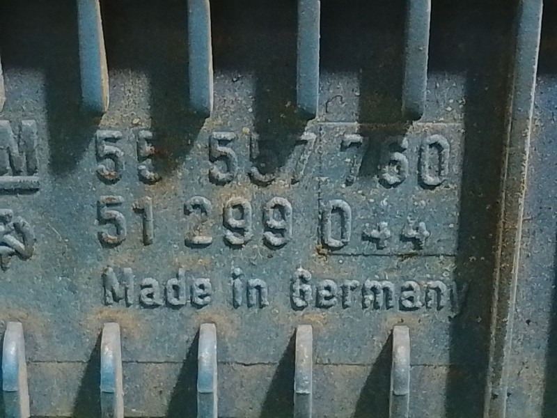 Recambio de caja precalentamiento para opel corsa d cmon referencia OEM IAM 55557760 55557760 51299044