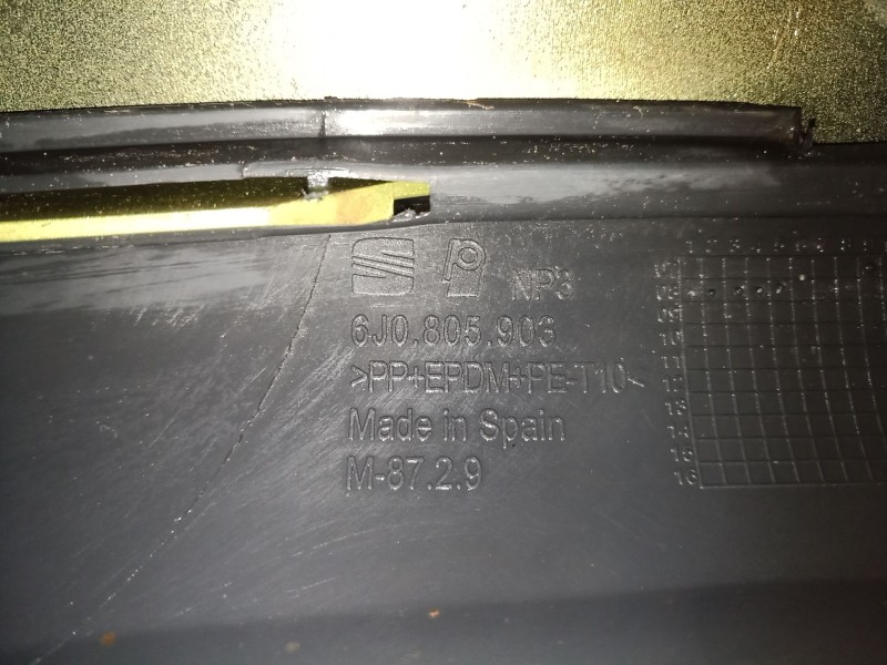 Recambio de paragolpes delantero para seat ibiza iv (6j5, 6p1) 1.4 referencia OEM IAM   