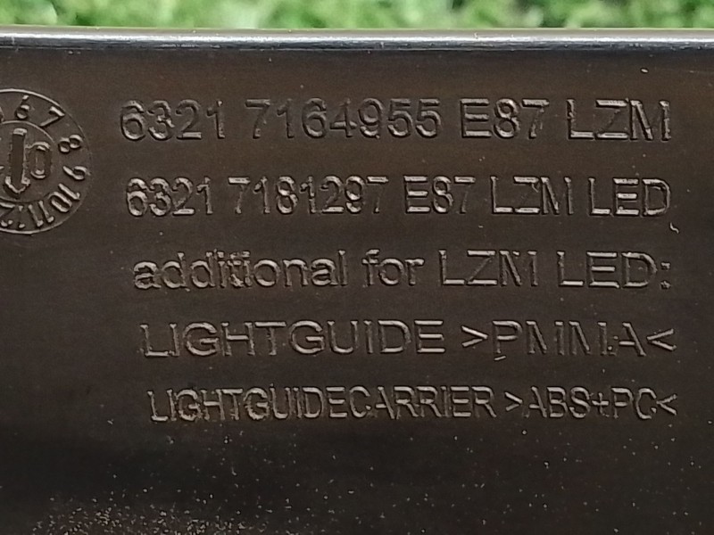 Recambio de piloto trasero izquierdo para bmw 1 (e81) 120 d referencia OEM IAM 63217164963 63217164963 13405110DE