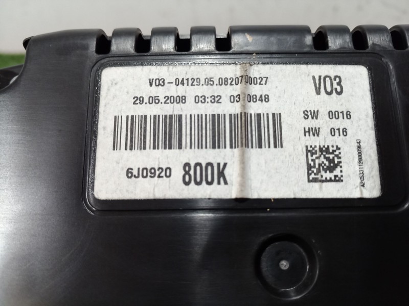 Recambio de cuadro instrumentos para seat ibiza iv (6j5, 6p1) 1.4 referencia OEM IAM A2C53219407 A2C53219407 A2C53219407
