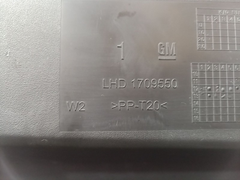 Recambio de tapa guantera para opel astra j gtc 1.7 cdti (08) referencia OEM IAM   