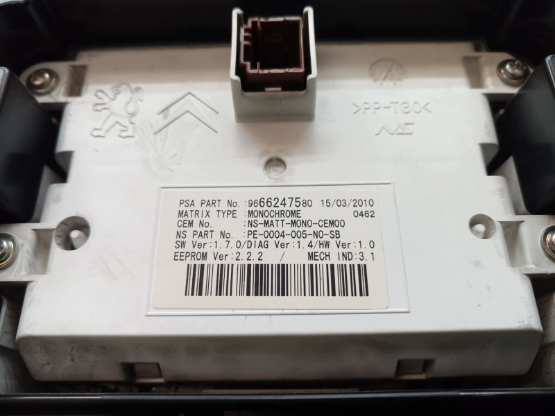 Recambio de cuadro instrumentos para peugeot 3008 van (0u_) hdi 150 (0urhem) referencia OEM IAM   