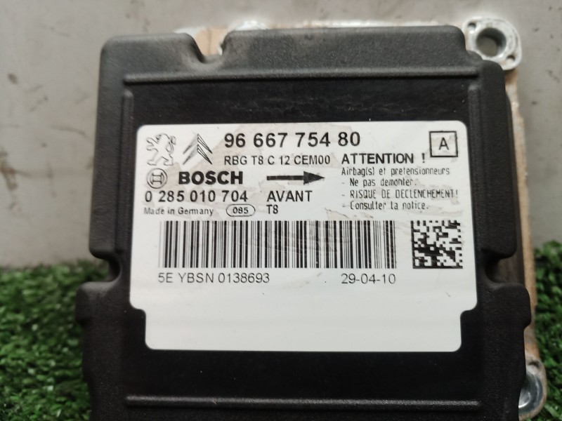 Recambio de centralita airbag para peugeot 3008 van (0u_) hdi 150 (0urhem) referencia OEM IAM 9666775480 9666775480 9666775480