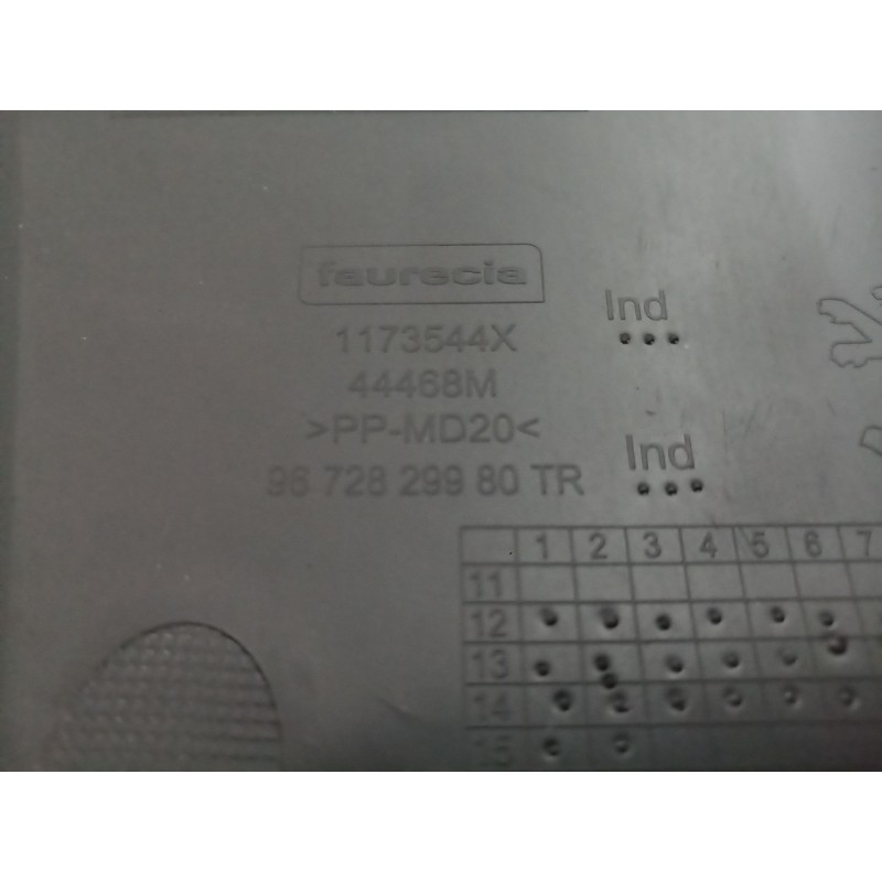 Recambio de salpicadero para peugeot 208 i (ca_, cc_) 1.2 vti 82 referencia OEM IAM   