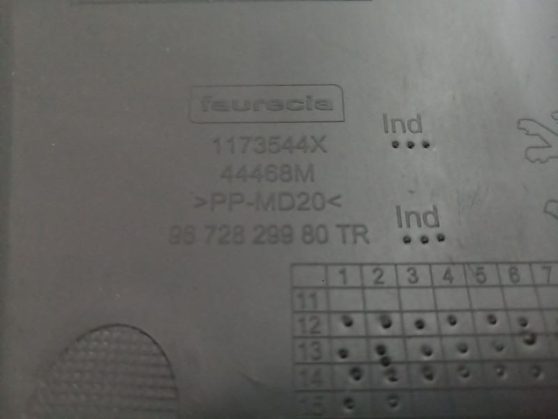 Recambio de salpicadero para peugeot 208 i (ca_, cc_) 1.2 vti 82 referencia OEM IAM   