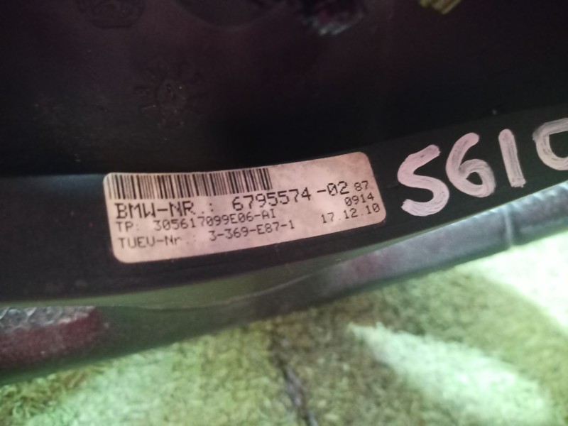 Recambio de volante para bmw 1 (e87) 118 d referencia OEM IAM 6795574 6795574 305617099