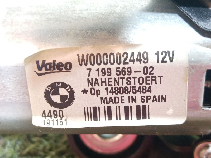 Recambio de motor limpia trasero para bmw 1 (e87) 118 d referencia OEM IAM 7199569  