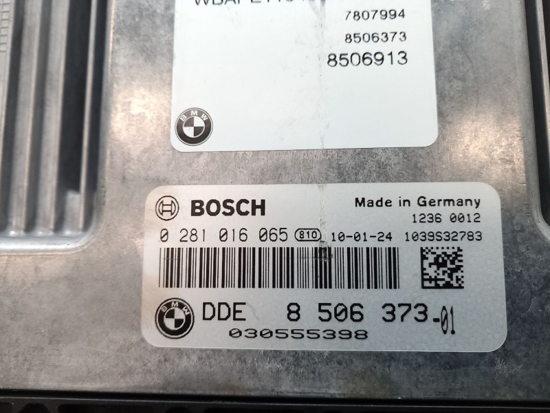 Recambio de centralita motor uce para bmw x3 (f25) xdrive 20 d referencia OEM IAM 0281016065 0281016065 0281016065