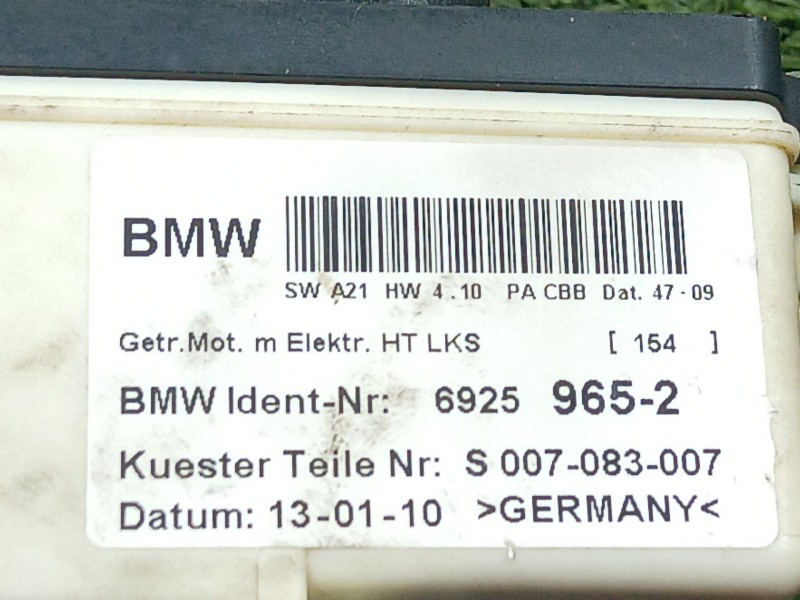 Recambio de elevalunas trasero izquierdo para bmw x3 (f25) xdrive 20 d referencia OEM IAM 69259652 69259652 S007083007