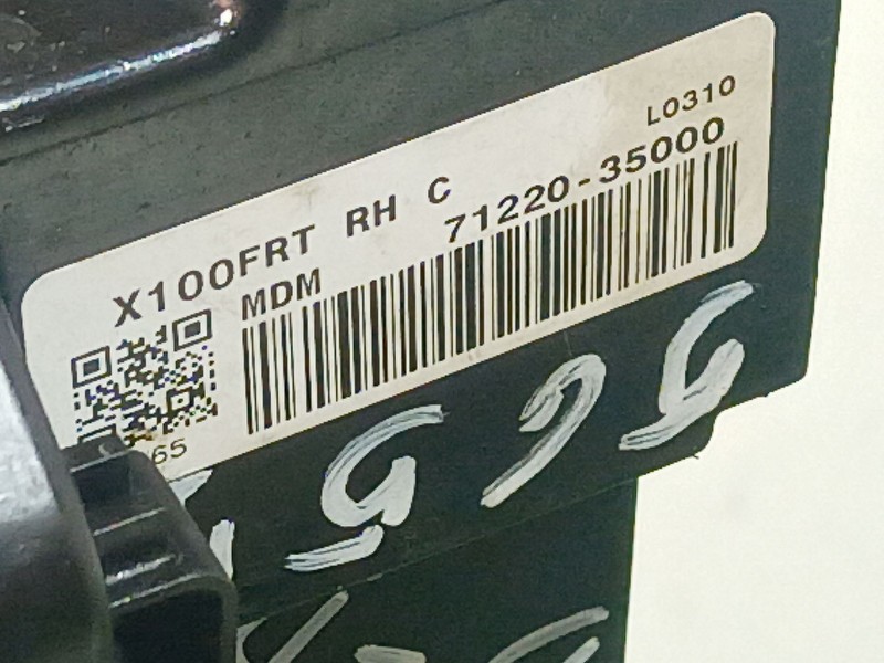 Recambio de cerradura puerta delantera derecha para ssangyong tivoli 1.6 referencia OEM IAM 7122035000 7122035000 7122035000
