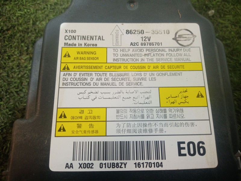 Recambio de centralita airbag para ssangyong tivoli 1.6 referencia OEM IAM   